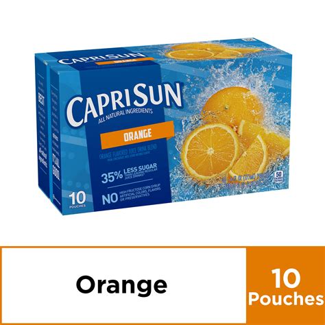 Capri Sun Orange Juice Nutrition Facts Nutrition Ftempo