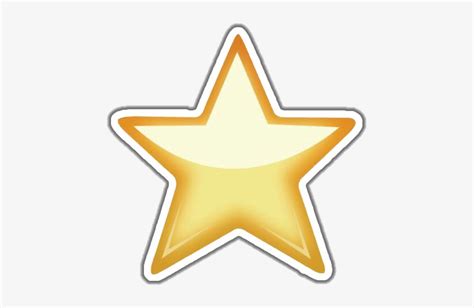 Download Star Emoji Emoticon Estrella Overlay Amarillo Yellow