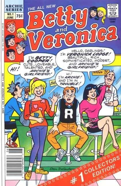 Archie Comic Books Betty And Veronica
