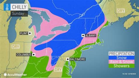 Light Snow To Coat Great Lakes To Northeast Accuweather