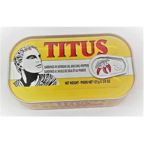 Titus Sardines In Soybean Oil And Chili Pepper