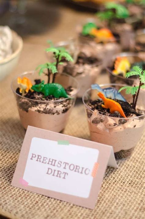 Whether you're celebrating someone turning 1 or 81, we've compiled ideas for every type of birthday party. Cool pudding "dirt" cups at a dinosaur birthday party! See ...