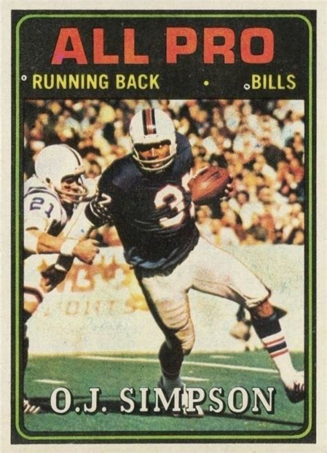 Looking to buy or sell a 1970 topps o.j. 1974 Topps O.J. Simpson #130 Football Card Value Price Guide