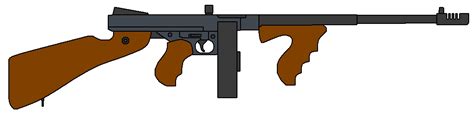 Thompson Submachine Gun By Omegafactor90 On Deviantart