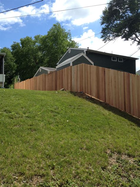 Cool How To Install Fence On A Slope 2022