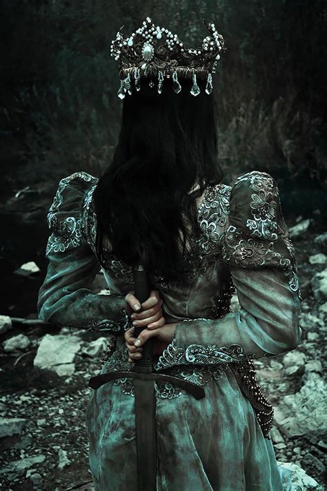 Slavic Pagan Gods In Beautiful Photoshoot Dark Green Aesthetic Queen