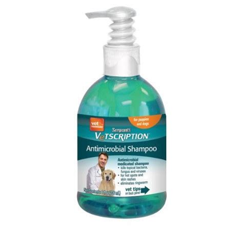 Sergeants Vetscription 8 Ounce Antimicrobial Medicated Shampoo Dog