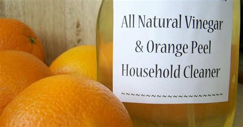 How To Make All Natural Non Toxic Household Cleaner With Orange Peels