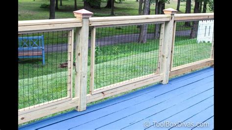 So why not build a goat wire trellis?! How To Easily Build and Install Deck Railing - YouTube
