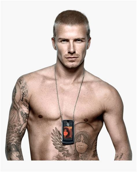 David Beckham Topless Tattoos 40 Yr Old Male Models Hd Png Download