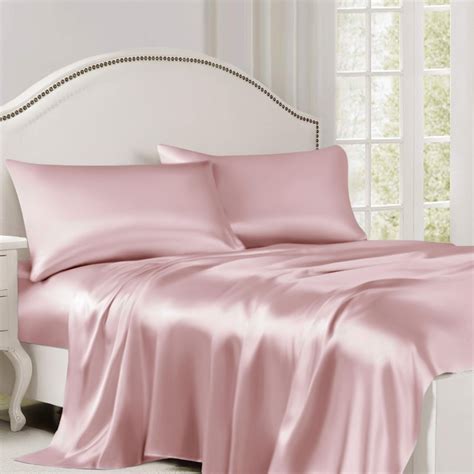 suede rose silk flat sheet in 2020 pink bed sheets pink sheets bed silk bed sheets