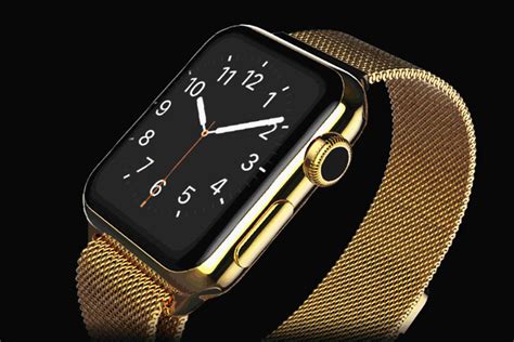 Gold Apple Watch 4 With Milanese Strap Goldgenie International