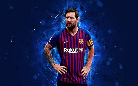 Lionel Messi 033 Fc Barcelona Primera Division Hiszpania Tapety Na