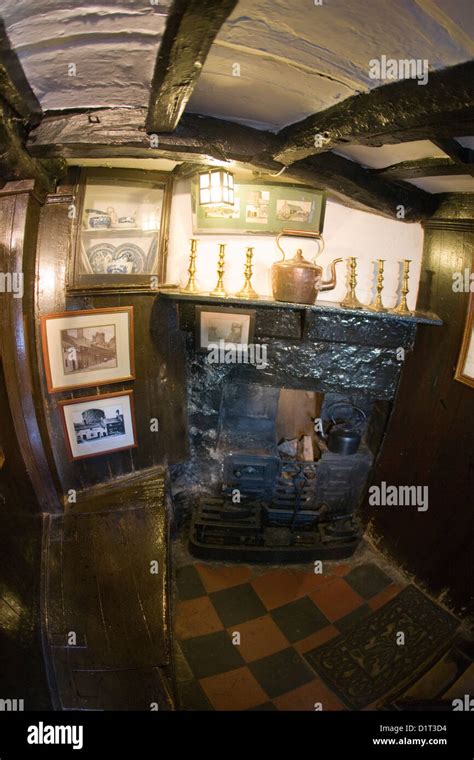 The Interior Of The Smallest House In Great Britain In Conwy Wales