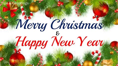 Merry Christmas And Happy New Year Greetings For Everyone Merry