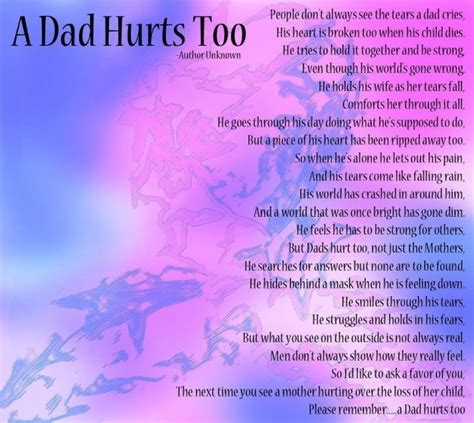 Dont Forget Dad Miscarriage Infant Loss Bereaved Fathers