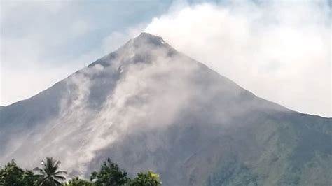 Gempa Guguran Dalam Jam Aktivitas Gunung Karangetang Cenderung Menurun