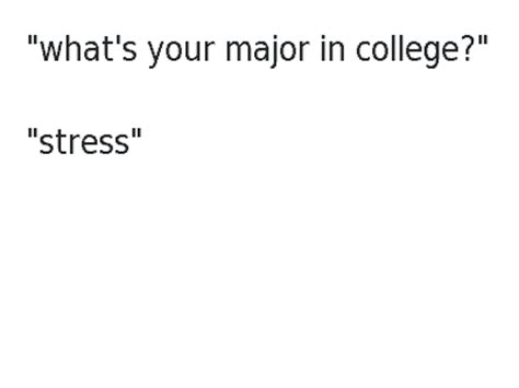 What's Your Major in College? Stress What's Your Major in College?-Stress | College Meme on ME.ME