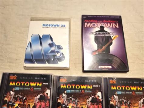 Motown Original Masters Cds 1 Thru 6 Plus Motown 25 Dvd Video Plus