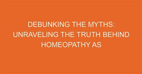 Debunking The Myths Unraveling The Truth Behind Homeopathy As Hilariously Portrayed In Xkcd
