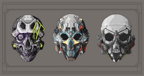 Artstation Skull Mask Concepts