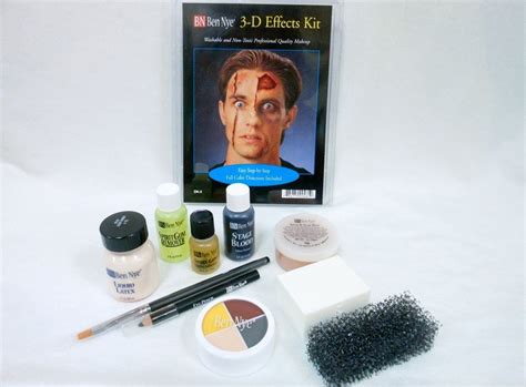 Ben Nye Deluxe 3 D Special Effects Kit Dk 2 Moulage Zombies Gore Fx