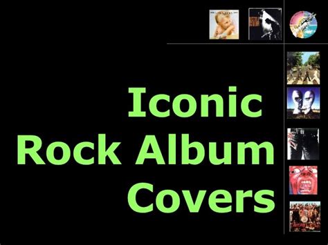 Iconic Rock Album Covers