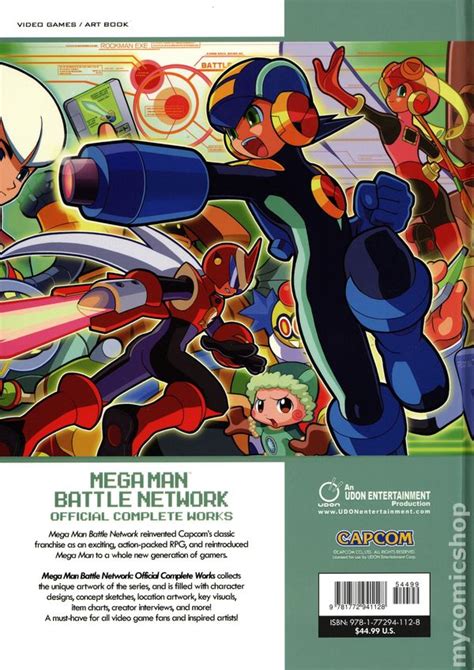 Mega Man Battle Network Official Complete Works Hc 2019 Udon Comic Books