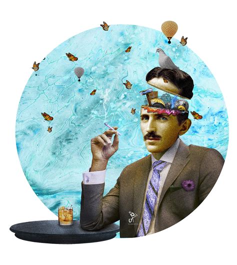 Nikola Tesla Collage On Behance