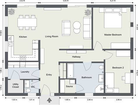 Floor Plans With Dimensions In Meters Home Alqu