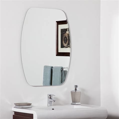 Decor Wonderland Sydney Modern Frameless Bevel Bathroom Vanity Mirror Walmart Com