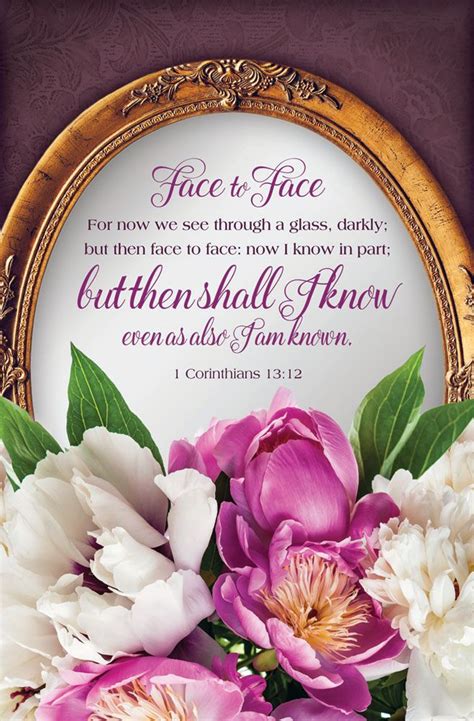 Church Bulletin 11 Funeral Face To Face Pack Of 100 Biblical