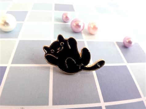 Cat Enamel Pin Pin Enamel Pin Lucky Cat Enamel Pin Set Pins Etsy