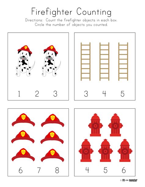 Firefighter Free Weekly Printable Fire Safety Preschool Crafts Fire