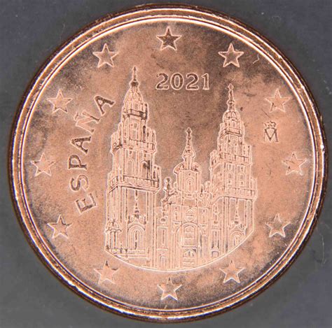 Spanien 1 Cent Münze 2021 Euro Muenzentv Der Online Euromünzen Katalog