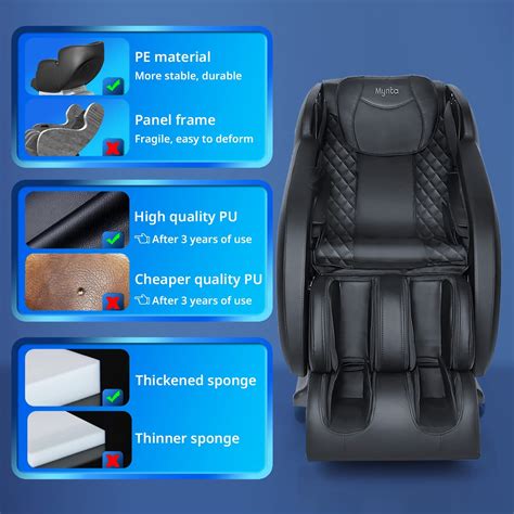 Buy Mynta Massage Chair 3d Sl Track Full Body Massage Chair Recliner With Body Scan Heat Zero