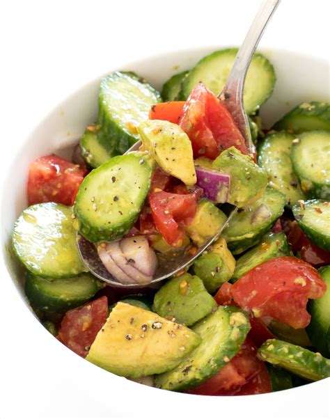 Cucumber Avocado Salad Perfect For Summer Chef Savvy
