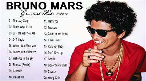 Bruno Mars Greatest Hits The Best Of Bruno Mars Playlist 2020 Youtube