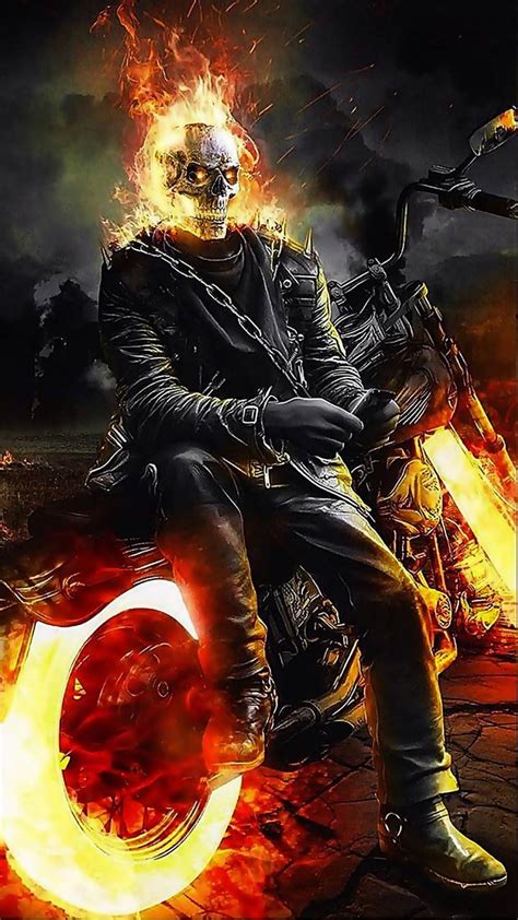 Ghost Rider 4k Mobile Wallpapers Wallpaper Cave