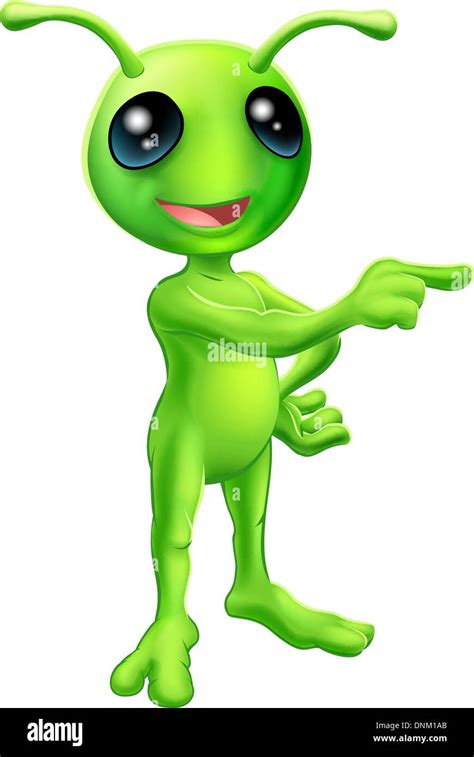 Green Cartoon Aliens