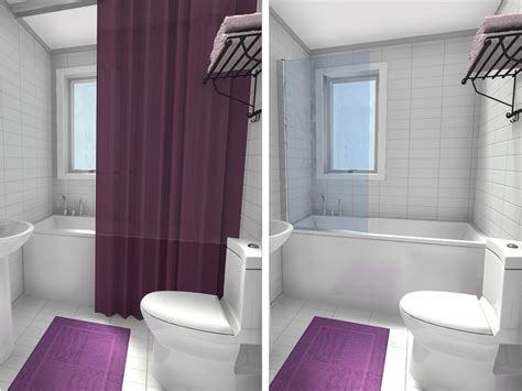 Bathroom curtains is so important for makeover your bathroom. 10 Small Bathroom Ideas That Work | Roomsketcher Blog
