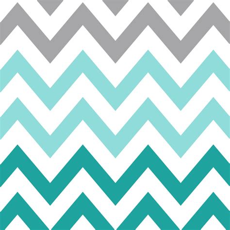 Teal Fade Chevron Art Print By Natalie Sales Society6