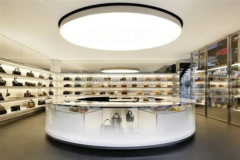 Bags Shop Interior Design Wall Bags Display Shelves Showcase With