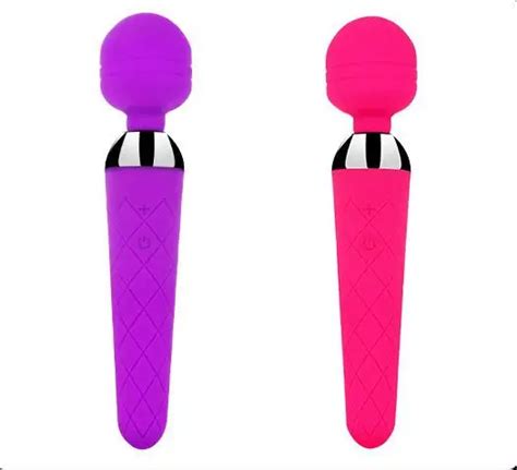 Super Powerful Oral Vibrators For Women Usb Rechargeable Av Magic Wand Vibrator Massager Adult