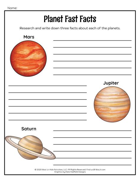 A Mini Lesson On Solar Systems Woo Jr Kids Activities