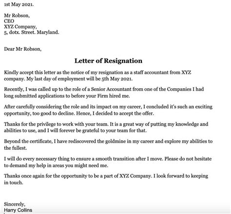Month Notice Resignation Letter Samples Common Mistakes Everyone Hot Sex Picture