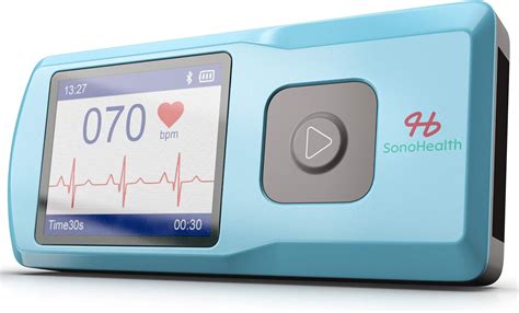 sonohealth portable ekg heart rate monitor wireless handheld home ecg cardio