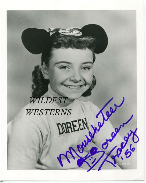 Doreen Tracey Rare Portrait Mouseketeer Photo Mickey Mouse Club Ebay