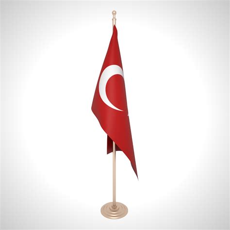 Turkey Flag 3d Model 25 Obj Fbx Ma Free3d