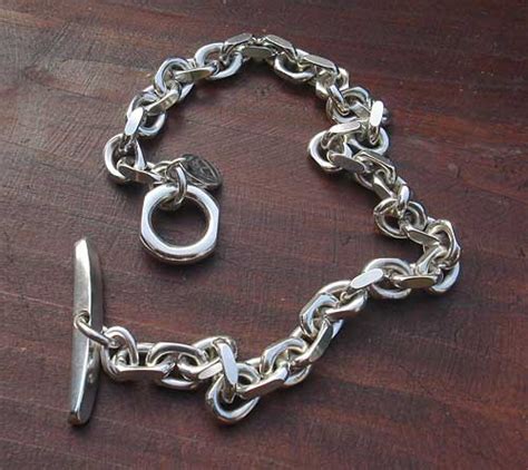 Handmade Sterling Silver Chain Bracelet Love2have In The Uk